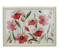 Creative Tops Watercolour Poppy Laptray - Red
