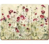 Creative Tops Wild Field Poppies Premium 4-Piece Set of Cork Backed Placemats, 30 x 22.8 cm (11.75" x 9")