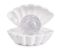 Creative Touch Clam Shell Colour Changing LED Mood Lamp with Glitter Pearl Ball, USB or Battery Powered Seashell Night Light for Bedroom, Bedside, Kids & Gifts