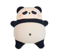 Creative Touch Lumi Buddyz BoBo The Panda Rechargeable Silicone Night Light, 3 Brightness Levels, 30-Minute Timer, USB-C, Wireless Bedside Lamp for Kids