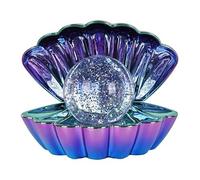 Creative Touch Opalescent Metallic Clam Shell LED Mood Lamp