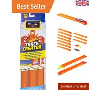 Creative Track Builder Set: 10ft Flex Track & Die-Cast Car for Young Innovators