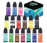 Creative Transparents Color Drop Epoxy Resin Dye High Concentration Silicone Pigments Practical Artistic Creation Tools Mixed Media Supplies