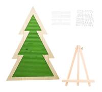 Creative Tree Shape Letter Board Felt 170Changeable For Customizable Christmas Celebration