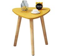 Creative Triangular Wooden Desk with Stable and Table Legs Ideal for Small Apartment Living Room Decor. Perfect Negotiating or Working.