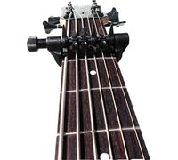 Creative Tunings SpiderCapo Q983Q SPD-XXL Nut for 5-8 String Electric & Classical Guitars, Black Leather