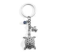 Creative Turtle Keyring with Ocean Life Design, Key Charm for Bags, Unique Friendship and Personalised Keyring Gifts, Women and Him, Cool Birthday Gift Ideas