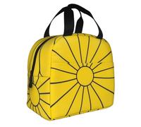 Creative Unisex Japan National Emblem Insulated Lunch Bag Tote Bag Insulated Lunch Box Portable Thermal Lunch Container Bag for School Travel Picnic