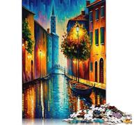 Creative Venice in Colors Jigsaw Puzzle for Adults 1000 Piece Puzzles for Kids Family Challenging Games Toys 1000pcs (38x26cm)