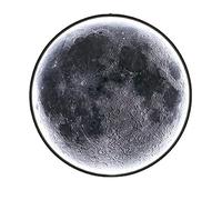 Creative Wall Lamp Led Earth Mural Wall Light Indoor Led Moon Wall Sconce for Bedroom Living Room Cafe Corridor Black 3000-6000K