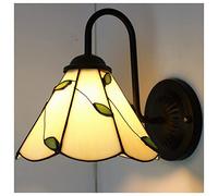 Creative Wall Lights, Tiffany Style Willow Pattern Wall Lamp Sconces, Living Room Bedroom Bedside Corridor Dining Room Wall Light, Bathroom Single Head Mirror Front Lamps,110-240V,A
