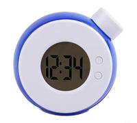 Creative Water Activated Digital Clock Featuring Silent Movement And Calendar View For Ideal For Bedroom Library Study Area Blue(blue)