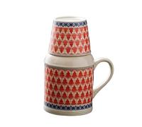 Creative Water Cup, Ceramic Multifunctional teapot(Red)