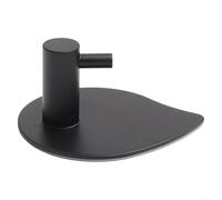 Creative water drop shaped wall hook for bathroom, stainless steel 304 construction, punch mounting for easy installation on various smooth walls (D)