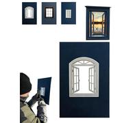 Creative Window Props, Travel Photos Viewfinder, Take The World in a Frame, Portable Frame Tool to Capture Unique Perspective & Beautiful Landscapes Easily, Unlock Imagination (Style A)