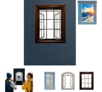 Creative Window Props, Unique Window Prop, Fresh Perspectives, Take The World with You in a Frame, for Adventurers, Creators, and Photography Lovers