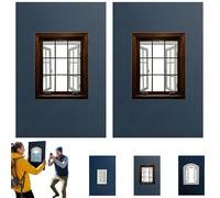 Creative Window Props, Window New Frame Travel Photo Prop, Portable Window Frame Photography Travel Photo Accessories for Landscapes Portraits Vacations, Capturing Unique Perspectives(B*2)