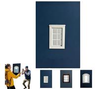 Creative Window Props, Window New Frame Travel Photo Prop, Portable Window Frame Photography Travel Photo Accessories for Landscapes Portraits Vacations, Capturing Unique Perspectives(C)