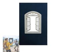Creative Window View Photography Props, 2026 Portable Window New Frame Travel Photo Prop Shooting Window Props for Travel, Outdoor Activities, Taking Photos at Mountaintops(Style A)