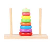 Creative Wood Blocks Playset For 3 Years Old Toy Educational Puzzle Set Stacking Tower Of Hanoi Gifts Party Supplies Toddler Learning Toy