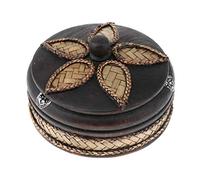 Creative Wooden Ashtray with Lid Thai Style Craft Bussiness Gift Decor Large