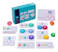 Creative Wooden Math Learning Toy for Kids with Numbers and Symbols to Learn Addition and Subtraction Skills Wooden Math Toy for Kids