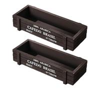 Creative Wooden Planter Box for Indoor/Outdoor Gardening, Stylish Brown Design, Perfect for Herbs, Flowers, and Succulents, Durable, Eco-Friendly, Decorative Home Accent
