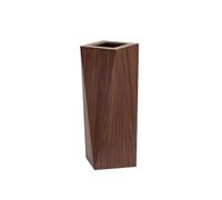 Creative Wooden Trash Can with Lid - Stylish Indoor Waste Bin for Home Office & Hotel - Versatile Storage Solution for Paper & General Waste