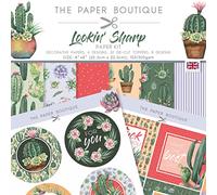 Creative World of Crafts Boutique-Lookin Sharp-Paper Kit, Multicoloured, 8 x 8 inches