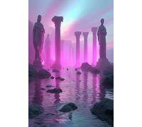 Creative Writing Journal - Retro Style Design: A lined notebook with a Retro cover design and 2026 yearly calendar inside