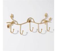 Creative Wrought Iron Wall Coat Rack & Key Hook - Stylish Door Hanger for Entryway Porch or Hallway - Functional Clothes Hook (Color: A)