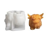Creative Yak Design Mold Food Grade Silicone for Home Decor Easy Release Handmade Soap Chocolate Making Food Grade Silicone Mold