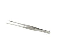 CREATIVECHEF 1PSC 8-Inch Kitchen Tweezers for Plates - Ergonomic Food Tweezers, Fine Tweezers Tongs Chef Kitchen Tool for Food and Repairing Stainless Steel, Precision Food Tweezers, Silver