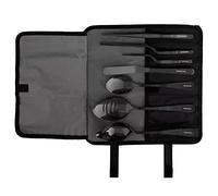 CREATIVECHEF Professional Chef Plating Kit, 7 Piece Culinary Plating Set, Black, Stainless Steel