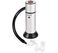 CREATIVECHEF SG16 Portable Smoke Gun for Food & Cocktail Smoking Kit - Aluminum Alloy Smoker Infuser with Wood Chips, 6.3"x2.6", Sliver