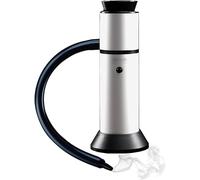 CREATIVECHEF SG16B Portable Smoke Gun for Food & Cocktail Smoking Kit - Aluminum Alloy Smoker Infuser with Wood Chips, 6.3"x2.6", Silver