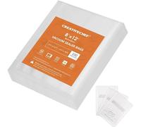 CREATIVECHEF Vacuum Sealer Bags 8x12 Inch /100pcs, Food Storage Vacuum Sealer Bags BPA Free for Dry and Moist Food Fresh Preservation, Suitable Sous Vide Cooking and All Vacuum Food Sealer Machines