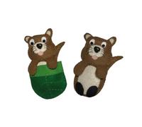 creativecraftingworld Knitty Critters - Bedtime Buddies - Ollie Otter| Beginner-Friendly Crochet Craft Kit with Recycled Yarn
