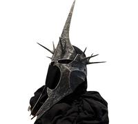 CREATIVEERA Medieval Witch King Nazgul Helmet, Witch King of Angmar Cosplay Helmet, Medieval Ringwraith, Halloween Cosplay Roleplay Antique Black