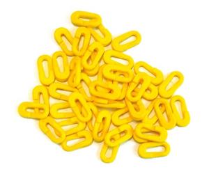 CreativeMinds UK Precision Training Football Easy Goal/Net Clips Yellow Pack of 80
