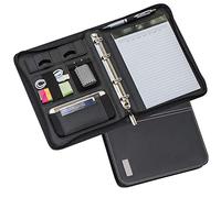 creativgravur CrisMa Ring Binder Writing Case A5 Bonded Leather (Bonded Leather) Finished With Cow Book Insert