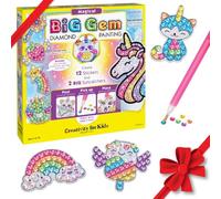 Creativity for Kids Big Gem Diamond Painting Kit - Create Your Own Magical Stickers and Suncatchers - Diamond Art for Kids