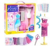 Creativity for Kids Designed by You Glam Studio: Girls' Fashion Designer Craft Kit, DIY Arts and Crafts for Kids, Birthday Gifts for Girls, Girl Toys (Ages 6+)