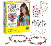 Creativity for Kids Flower Crowns Craft Kit - Create 4 Hair Accessories