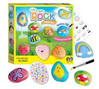 Creativity for Kids Hide & Seek Rock Painting Kit - Arts & Crafts for Kids - Includes Rocks & Waterproof Paint