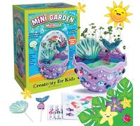 Creativity for Kids Mini Garden: Mermaid Terrarium Kit - Mermaid Gifts, Crafts for Kids, Ages 6-8+, Stocking Stuffers
