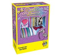 Creativity for Kids Sparkling Hair Accessory Set - Make Fashionable Hair Accessories - Teaches Beneficial Skills - For Ages 7 and Up
