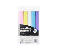 Creativity Inspired Tissue Paper, Multi Pastel Colours, 20 Sheets, 50 x 76cm, Craft, Decorative Paper, Ideal for Hobbyists and Professional Crafters, Adults & Kids