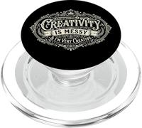 Creativity Is Messy And I Am Very Creative Artist PopSockets PopGrip for MagSafe