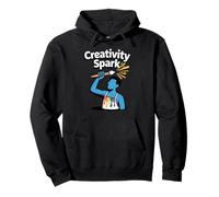 Creativity Spark Inspiration Painter Humor Artist Life Artis Pullover Hoodie